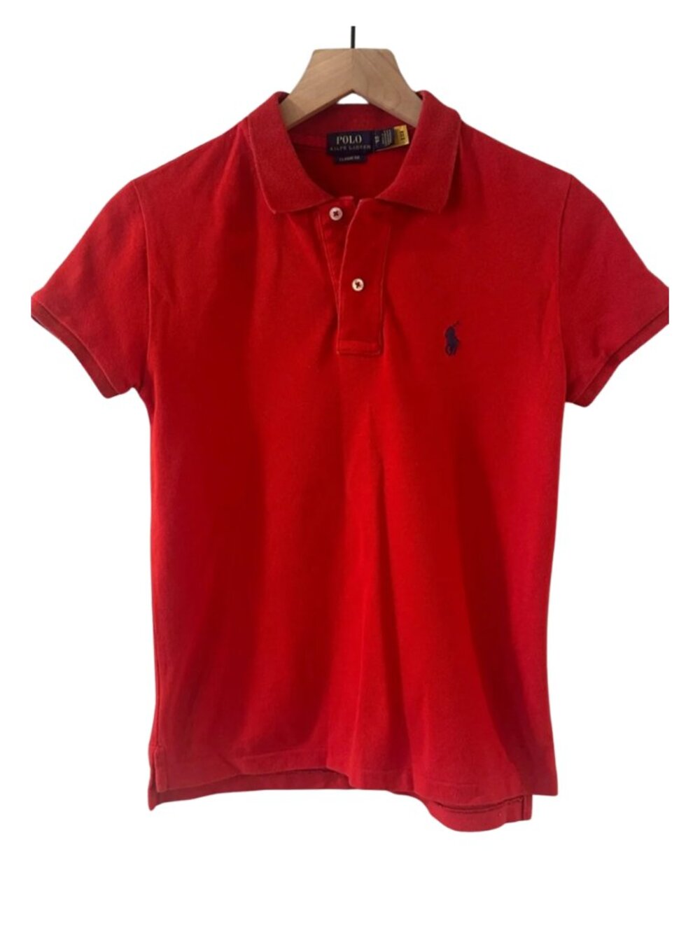 Polo Ralph Lauren Classic Fit Mesh Red Polo Shirt